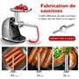 AMZCHEF Hachoirs à viande Accessoires pour ZM1501 et GM3001 Extracteur de jus 3 en 1 - ZM1501 Accessoires - GM3001 Accessoires -