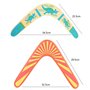 2 Pièces Premium Durable Boomerang en Bois Boomerang en Bois en Forme de V Jouet Volant Throwback en F