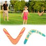 Guador Boomerang en Bois, 2 Pièces Premium Durable Boomerang en Bois Boomerang en Bois en Forme de V Jouet Volant Throwback en F