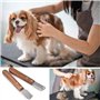 Lushly Couteau à Trimmer Chien, Peigne de Rasage pour Animaux de Compagnie, Outils de Toilettage Fournitures pour Animaux Peigne