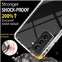 Coque pour Samsung Galaxy S21 Plus 5G (S21 + 6,7 Pouces) 360 Degrés Protection, Transparente Souple Mince Étui en Silicone TPU F