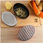 Râpe à fromage avec récipient, râpe pour cuisine avec couvercle 2 tailles, broyeur à fromage, hachoir à légumes, râpe à gingembr