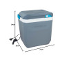 Campingaz Powerbox Plus 28 L, électrique, connexion 12 V, espace pour 8 bouteilles de 1,5 L, glacière électrique, boîte thermiqu