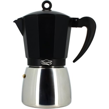 Cafetiere Italienne - MENASTYL - 3935072 - Aluminium - 12 tasses - Tous feux dont induction
