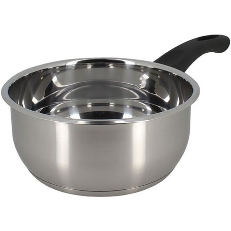 Casserole - MENASTYL - 6020242 - En acier inoxydable - 18 cm - Tous feux dont induction