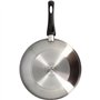 Wok - MENASTYL - 6020252 - En acier inoxydable - 28 cm - Tous feux dont induction