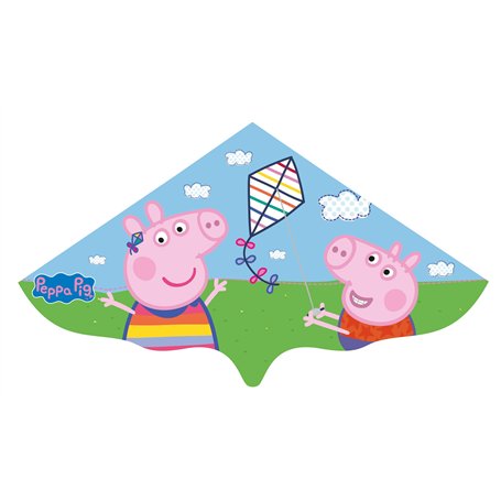GÜNTHER FLUGSPIELE Paul Günther 1216 - Cerf-volant pour enfants avec motif Peppa Pig
