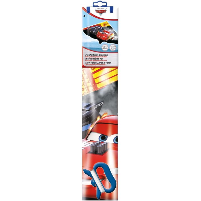 Image secondaire de GÜNTHER FLUGSPIELE Paul Günther 1182 - Cerf-volant pour enfants Disney Cars Lightning McQueen, prêt à voler, cerf-volant monopla