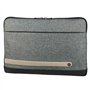 Hama Housse pour Ordinateur Portable 15.6 Pouces Terra (Pochette 15.6"/40 cm Compatible Macbook HP Lenovo Dell ASUS Acer) Gris