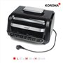 Korona 46160 Barbecue électrique |multifonctions 8 en 1| Friteuse à air chaud, four, four à pizza, fonction rôtissage, gril |4 n