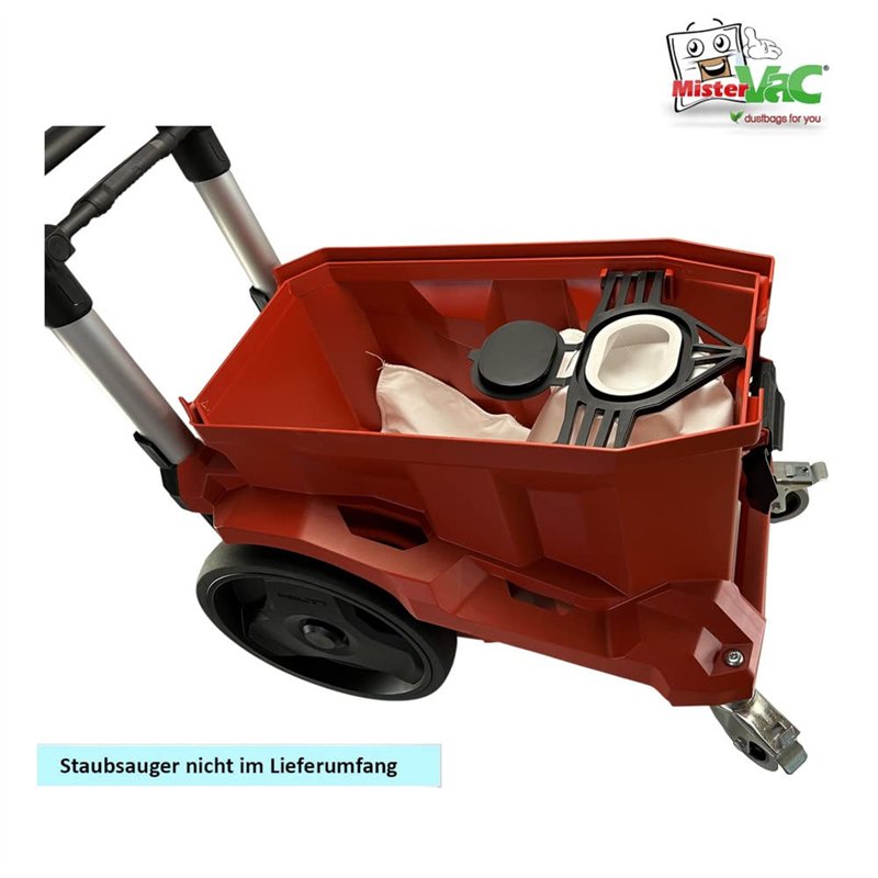 Image secondaire de MisterVac | compatible avec les sacs de rechange pour sacs d'aspirateur, 5 pièces Hilti VC 40 M-X