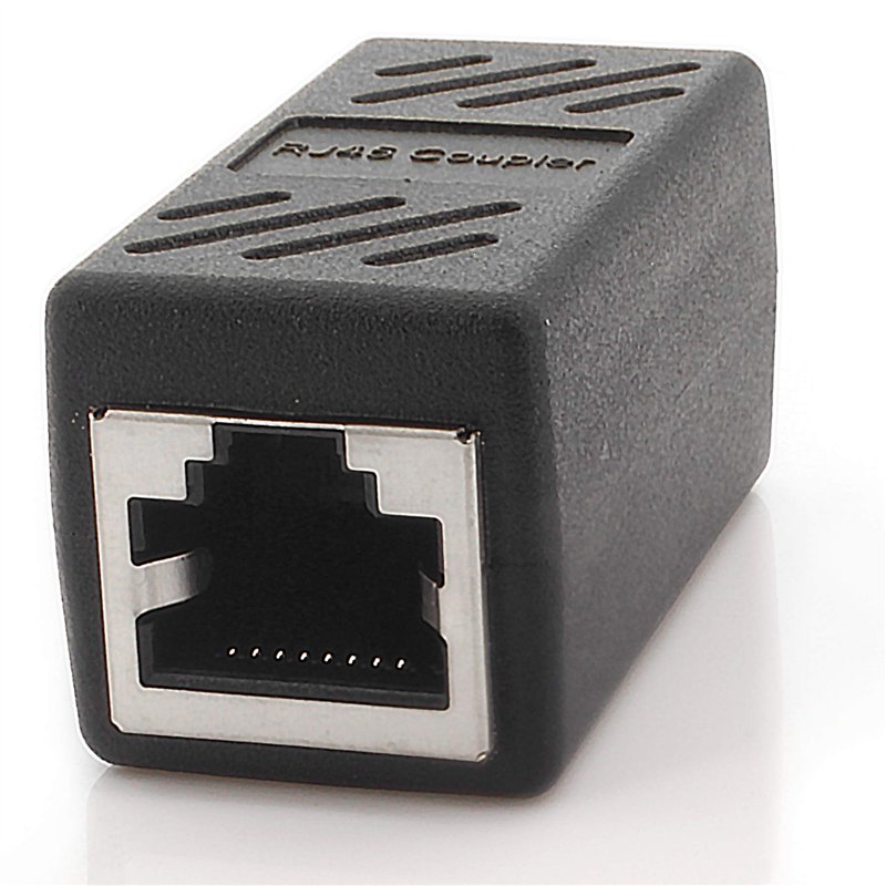 Image secondaire de 1aTTack.de Cat.6A Câble réseau Connecteur de câble Adaptateur RJ45 Compatible avec Cat5 Cat6 Cat7 Cat8 2 pièces