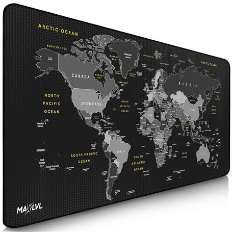Sidorenko Tapis de Souris XXL - 900 x 400 x 2mm - Mouse Pad - Surface spéciale améliore la Vitesse et la précision | Base en Cao