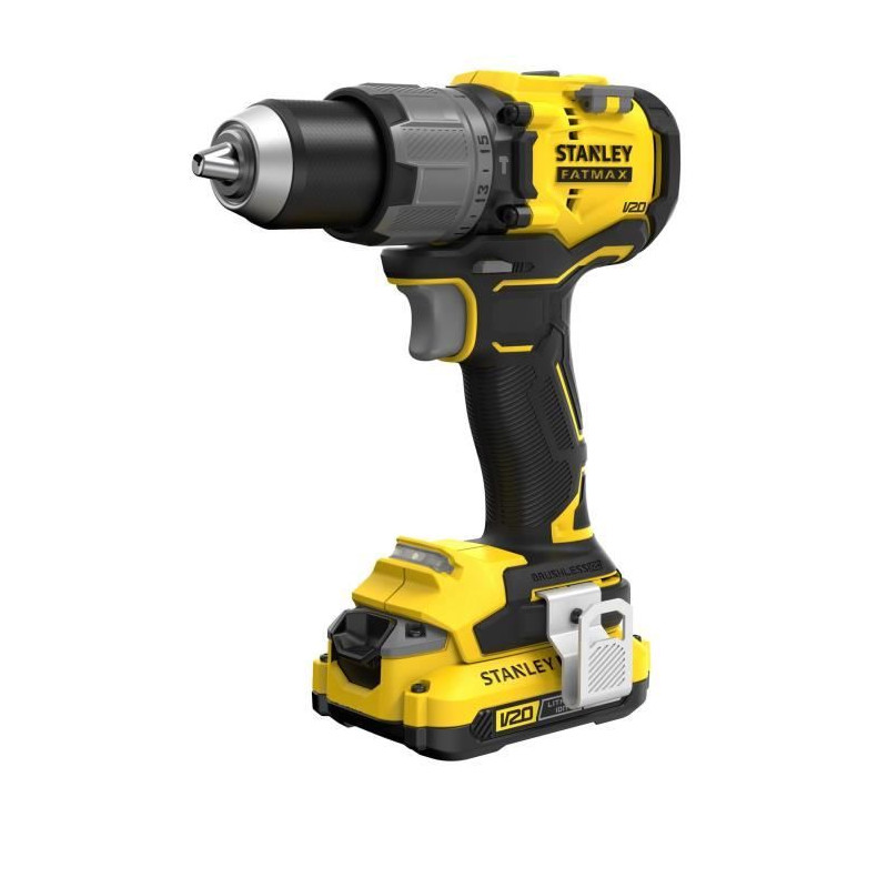 Image secondaire de Perceuse visseuse a percussion - STANLEY - SFMCD725D2K-QW - 80 Nm - 18V - 0-500/2000 trs/min