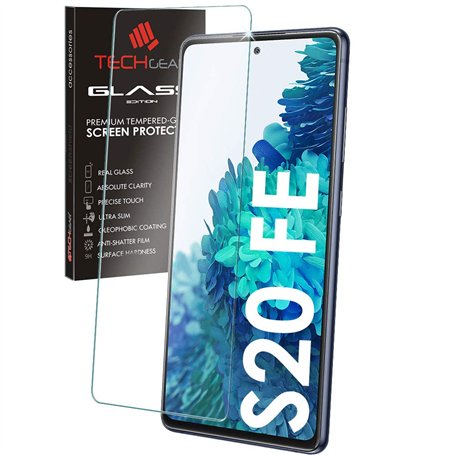 TECHGEAR Protection Écran en Verre Trempé Compatible avec Samsung Galaxy S20 FE