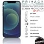 iPhone 12 Pro - Protecteur d'Écran Verre de Confidentialité en Ve