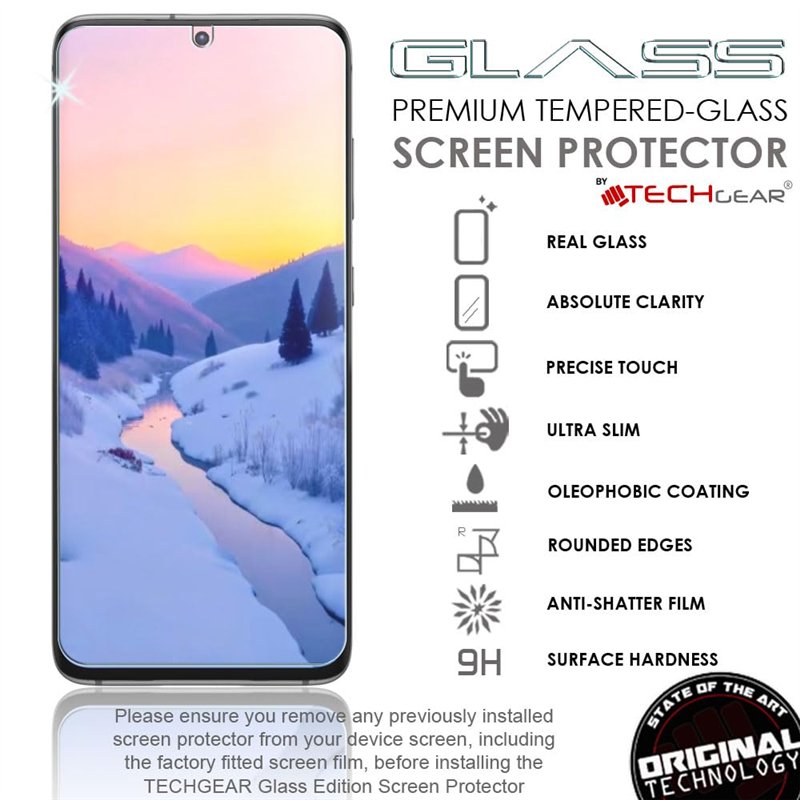 TECHGEAR Glass Edition Compatible avec Samsung Galaxy S20 / S20 5G