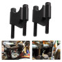Universal Aluminum Alloy Handbar Riser,Paire de montants de guidon de moto Motorcycle Handbar Riser 7/8'' 22mm Motorcycle Handba