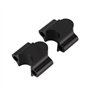Universal Aluminum Alloy Handbar Riser,Paire de montants de guidon de moto Motorcycle Handbar Riser 7/8'' 22mm Motorcycle Handba