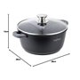 Cheffinger Marmite en fonte d'aluminium Ø 28 cm Compatible induction Ø 28 cm