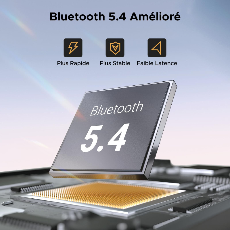 Image secondaire de UGREEN Adaptateur Jack Bluetooth 5.4 pour TV Télé Émetteur Récepteur 2 en 1 pour Voiture Prise Aux 3.5mm Transmetteur Auxiliaire