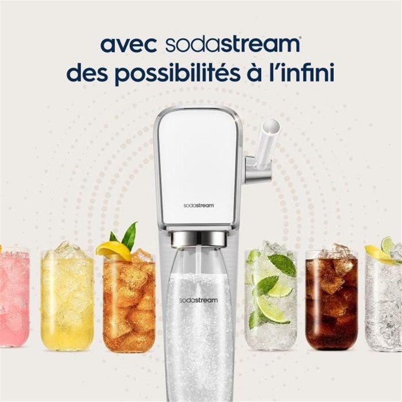 Image secondaire de Concentrés SODASTREAM - Lot de 6 concentrés Agrumes sans sucres - Jusqu'à 54L de boissons - 440 ml