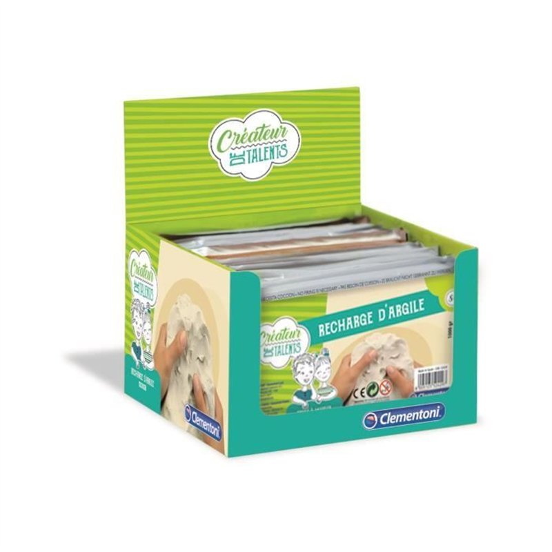 Image secondaire de Argile blanche pour modelage - Clementoni - Créateur de Talents
