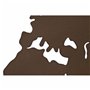 Décoration murale DKD Home Decor Métal Mappemonde (100 x 1 x 100 cm) (3 pcs)