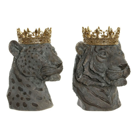 Figurine Décorative DKD Home Decor Résine Animal (2 pcs) (27.5 x 23.5 x 33 cm)