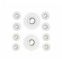 Miroir mural DKD Home Decor Polypropylène (PP) (2 pcs) (5 pcs)