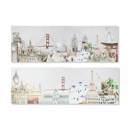 Cadre DKD Home Decor (2 Unités) (90 x 2 x 30 cm)