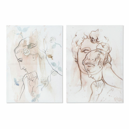 Cadre DKD Home Decor Abstrait (50 x 1