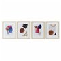 Cadre DKD Home Decor Abstrait Moderne (35 x 2 x 45 cm) (4 Unités)