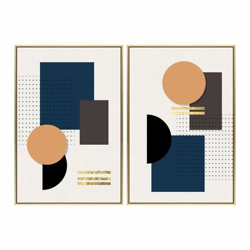 Cadre DKD Home Decor S3018267 Moderne (51,5 x 3,5 x 71,5 cm) (2 Unités)