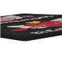 Paillasson DKD Home Decor Rouge Noir Rose Caoutchouc Blanc 2 Unités Fibres de coco (60 x 40 x 1,5 cm)