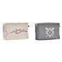 Trousse de toilette DKD Home Decor Gris Blanc Marin (30 x 10 x 20 cm) (2 Unités)