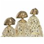 Figurine Décorative DKD Home Decor Miroir Beige Doré Résine Dame Traditionnel (18 x 13 x 23 cm) (3 Unités)