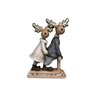 Décorations de Noël DKD Home Decor Résine Renne (13 x 6 x 18 cm) (4 Unités)