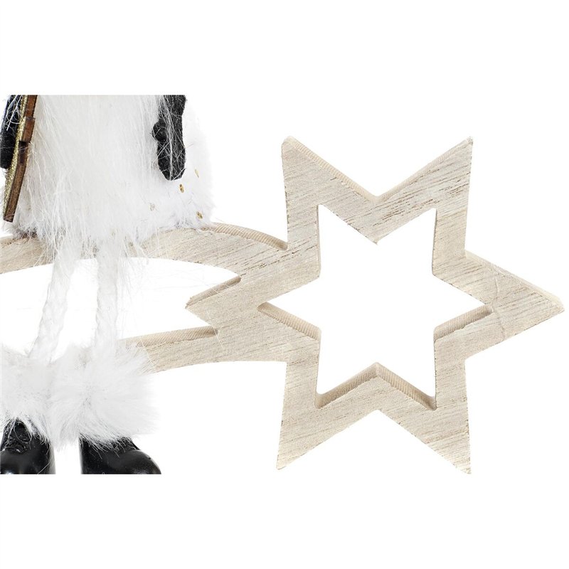 Image secondaire de Étoile de Noël DKD Home Decor Polyester MDF Étoile (2 Unités) (18 x 6 x 19 cm)