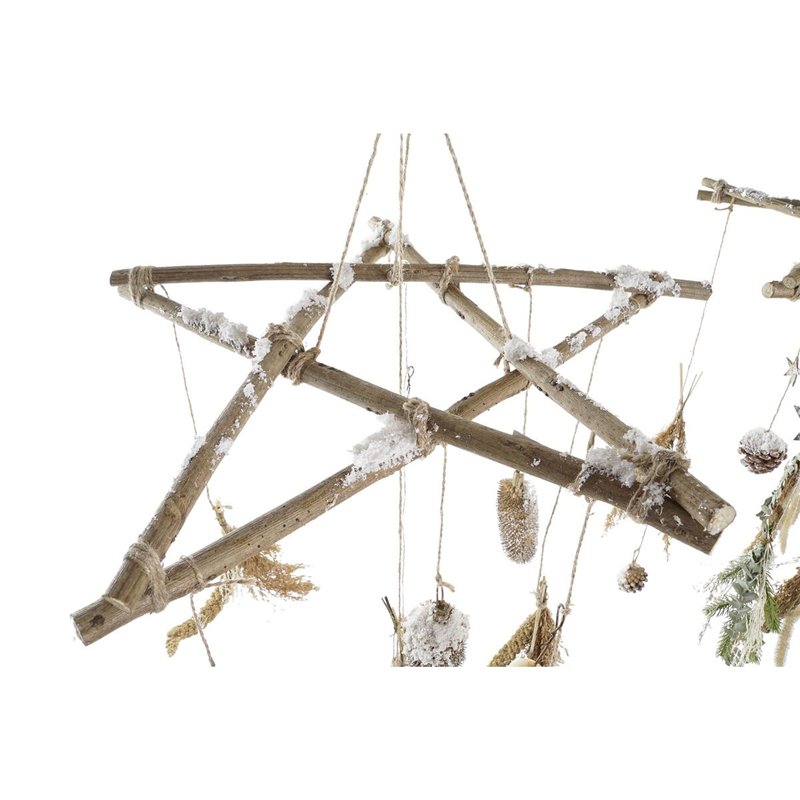 Image secondaire de Décorations de Noël DKD Home Decor Bois (2 Unités) (41 x 41 x 40 cm)