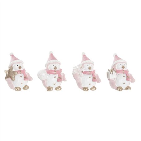 Décorations de Noël DKD Home Decor Résine Bonhomme de Neige (3