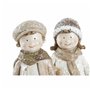 Décorations de Noël DKD Home Decor Résine Enfants (6,5 x 5 x 14 cm) (2 Unités)