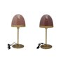 Lampe de bureau DKD Home Decor Métal Moderne (23 x 23 x 55 cm) (2 Unités)