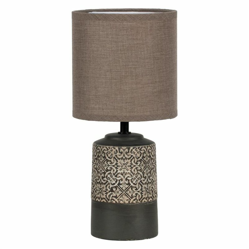 Image secondaire de Lampe de bureau DKD Home Decor Céramique Grès 50 W (15 x 15 x 32 cm) (2 Unités)