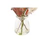 Plante décorative DKD Home Decor Verre Doré Marron Polyéthylène Blanc (6 x 6 x 27 cm) (2 Unités)