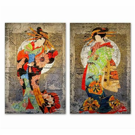 Cadre DKD Home Decor Oriental (40 x 1