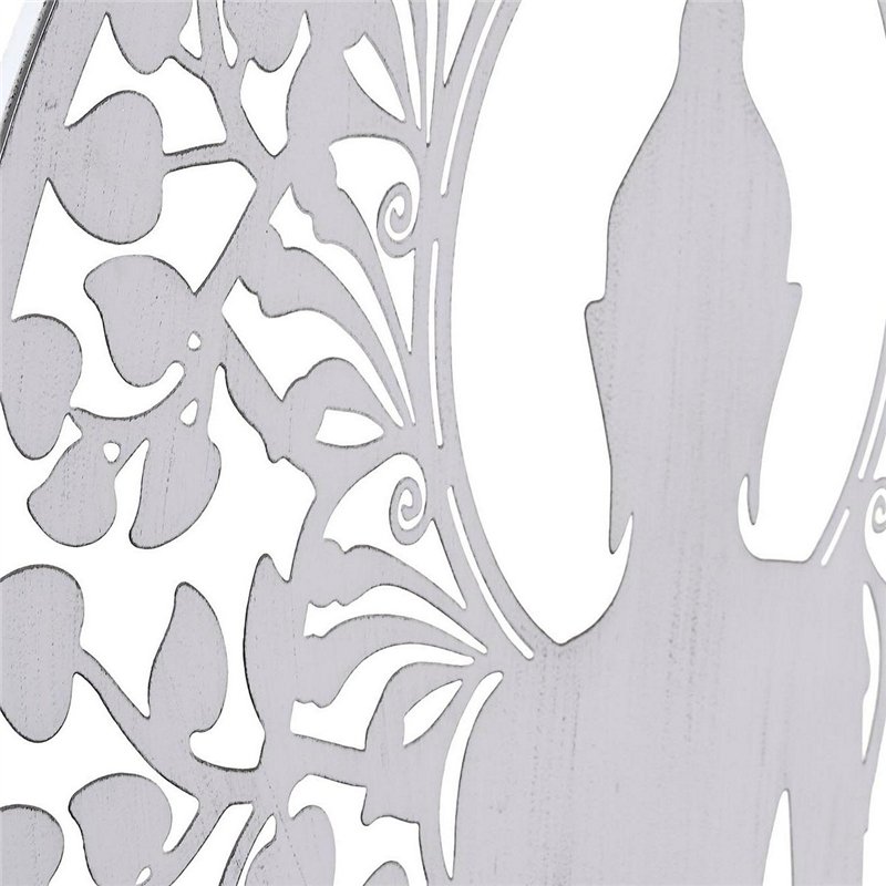 Image secondaire de Décoration murale DKD Home Decor Métal Buda (2 Unités) (60 x 1 x 60 cm)