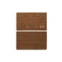 Paillasson DKD Home Decor Marron Caoutchouc Coco (75 x 45 x 2