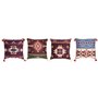 Coussin DKD Home Decor Polyester Multicouleur Ikat (45 x 10 x 45 cm) (4 Unités)