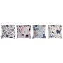 Coussin DKD Home Decor Polyester Multicouleur Microfibre Chats (40 x 10 x 40 cm) (4 Unités)